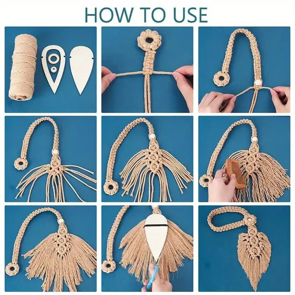Beige_Teardrop_Macrame_Template_Wooden_Diy_Craft_Tools_Diy_And_Craft
