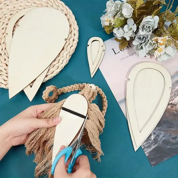 Beige_Teardrop_Macrame_Template_Wooden_Diy_Craft_Tools_Diy_And_Craft