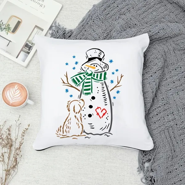White_Snowman_Stencil_Template_Reusable_Winter_Craft_Stencil_Diy_And_Craft