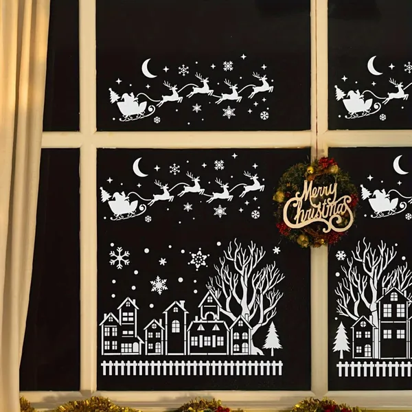 White_Christmas_Village_Stencil_Cm_Diy_And_Craft