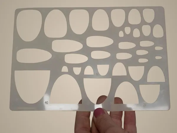 White_Geometric_Shape_Stencils_Reusable_Plastic_Template_Diy_And_Craft