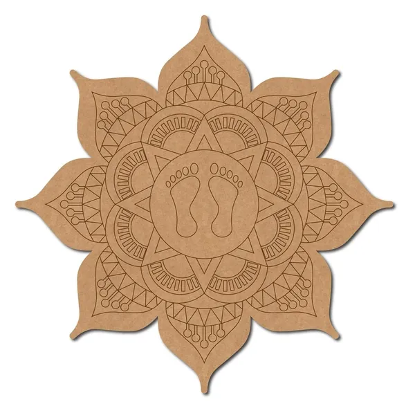 Beige_Lakshmi_Ji_Mdf_Cutout_Festival