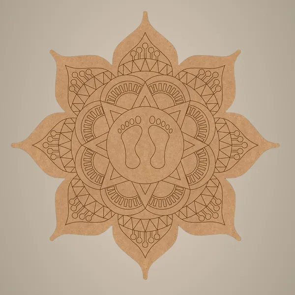 Beige_Lakshmi_Ji_Mdf_Cutout_Festival