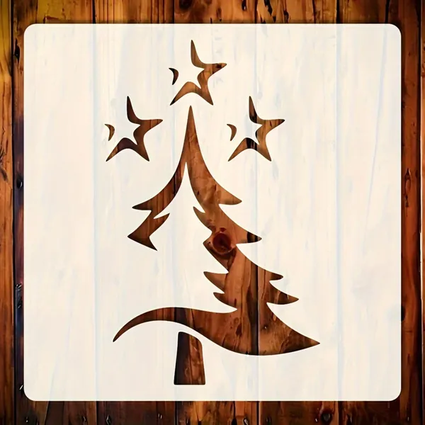 White_Christmas_Tree_Stencil_Diy_And_Craft