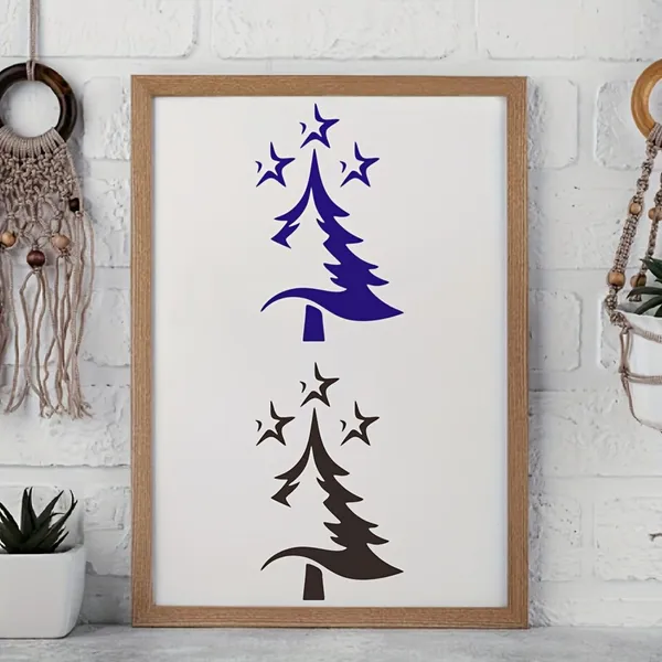 White_Christmas_Tree_Stencil_Diy_And_Craft