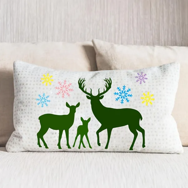 White_Deer_And_Snowflake_Stencil_Set_Diy_And_Craft