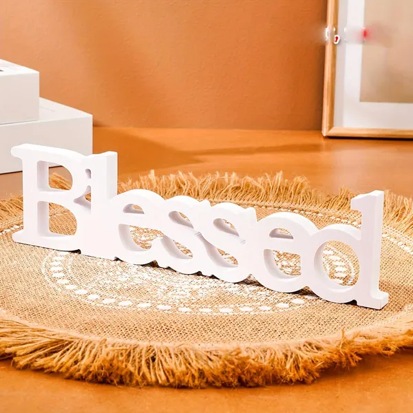 White_D_Flat_Blessed_Letter_Wpc_Figurine_Elegant_Indoor_Outdoor_Decor_Wedding