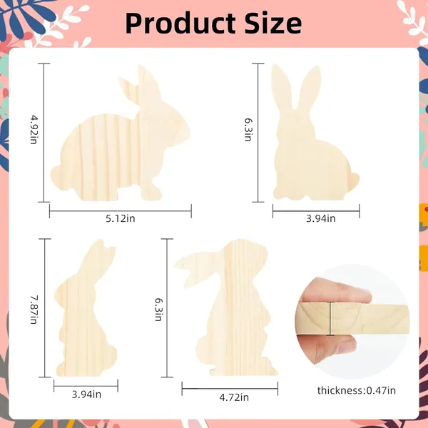 Beige_Bunny_Shape_Mdf_Diy_Art_Craft_Base_Diy_And_Craft