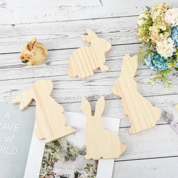 Beige_Bunny_Shape_Mdf_Diy_Art_Craft_Base_Diy_And_Craft