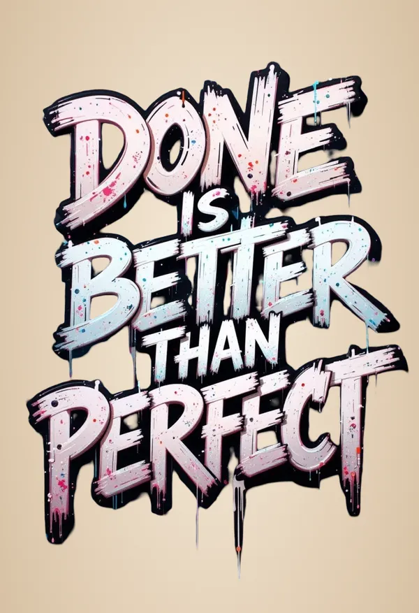 Multicolour_Motivational_Quote_Wall_Decor_Done_Is_Better_Than_Perfect_Graffiti_Art_Glossy_Aluminum_Metal_Photo_Print_Home_Decor