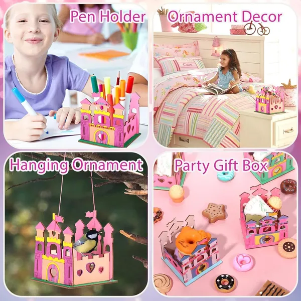 Beige_Wooden_Castle_Crafts_Kit_Kids