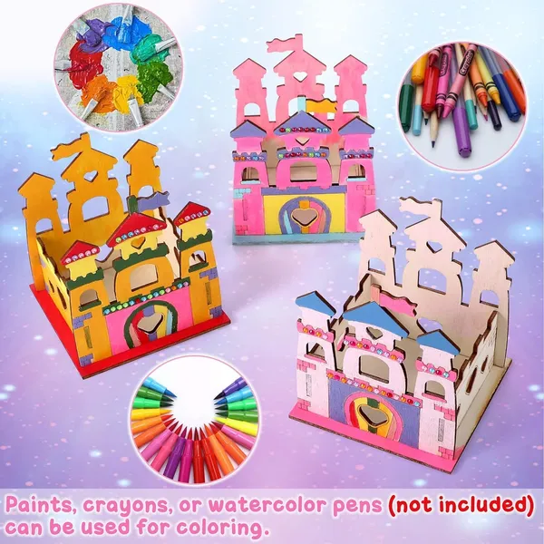 Beige_Wooden_Castle_Crafts_Kit_Kids