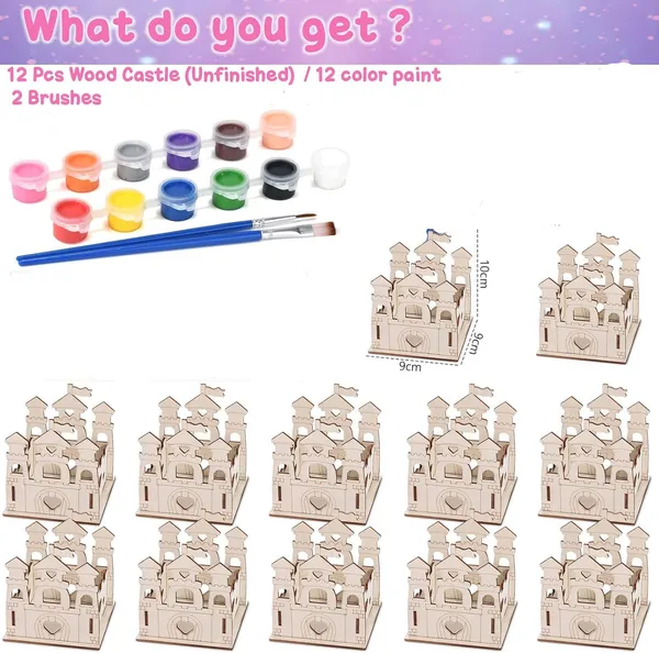 Beige_Wooden_Castle_Crafts_Kit_Kids
