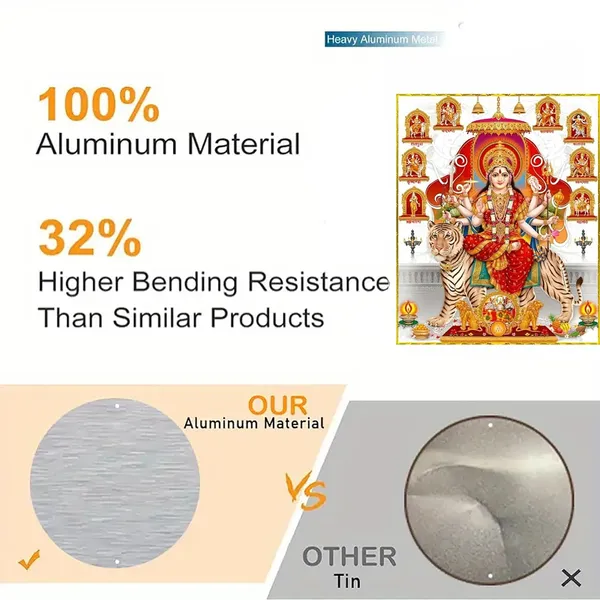 Multicolour_Navratri_Goddess_Durga_Glossy_Aluminum_Photo_Print_Metal_Wall_Painting_Hindu_Spiritual_Wall_Decor_Home_Decor