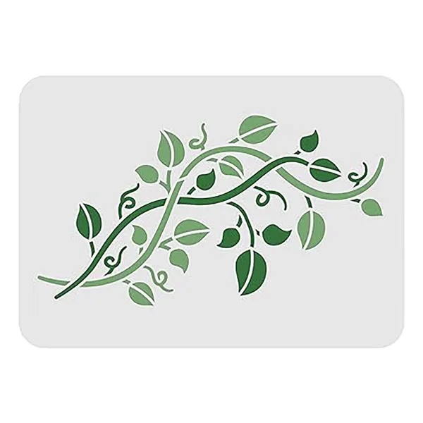 White_Vine_Leaves_Stencil_Plastic_Vine_Painting_Template_Home_Decor