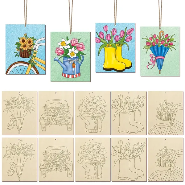Beige_Wooden_Spring_Ornaments_To_Paint_Kids