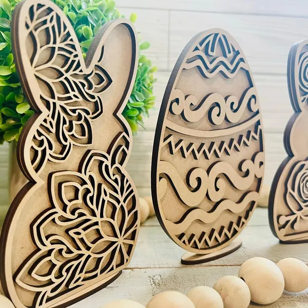 Beige_Bunny_Egg_Shape_Mdf_Wood_Cutouts_Diy_And_Craft