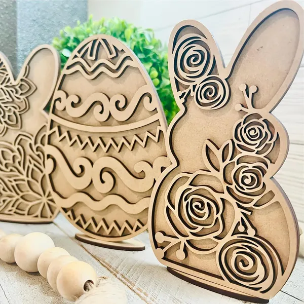 Beige_Bunny_Egg_Shape_Mdf_Wood_Cutouts_Diy_And_Craft