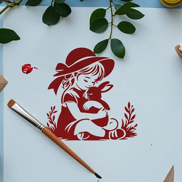 White_Square_Pet_Plastic_Diy_Art_Craft_Stencil_X_Diy_And_Craft