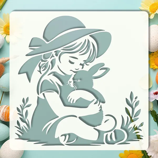 White_Square_Pet_Plastic_Diy_Art_Craft_Stencil_X_Diy_And_Craft