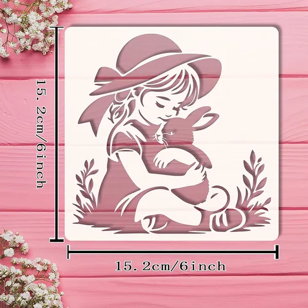 White_Square_Pet_Plastic_Diy_Art_Craft_Stencil_X_Diy_And_Craft