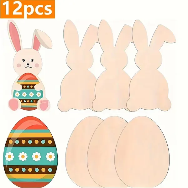 Beige_Rabbit_Egg_Pine_Wood_Cutouts_Diy_And_Craft