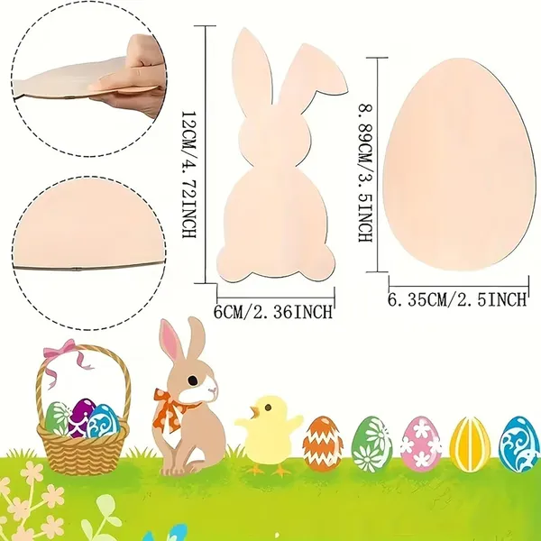 Beige_Rabbit_Egg_Pine_Wood_Cutouts_Diy_And_Craft