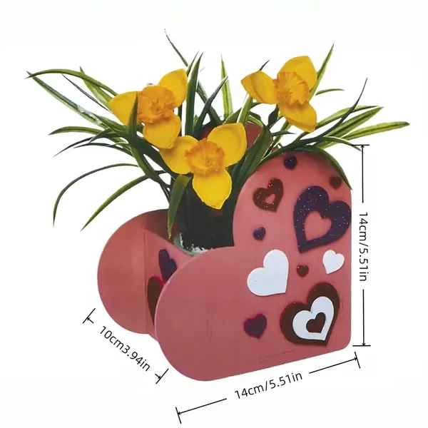 Beige_Heart_Shape_Pine_Mdf_Diy_Art_Craft_Planter_Base_Diy_And_Craft