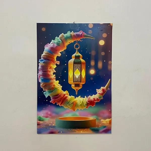 Multicolour_X_Islamic_Moon_Metal_Wall_Art_Home_Decor