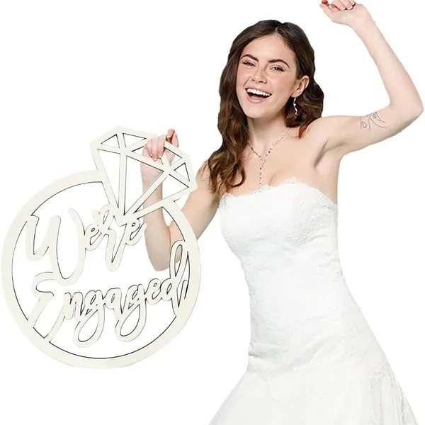 Beige_We_Are_Engaged_Party_Decoration_Home_Decor