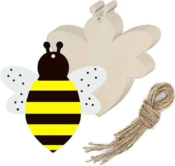 Beige_Wooden_Bee_Cutouts_Hanging_Ornaments_Kids