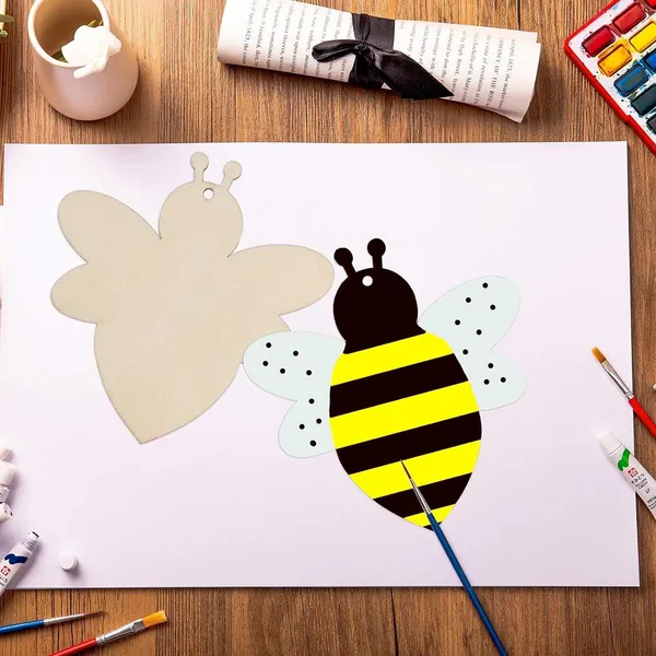 Beige_Wooden_Bee_Cutouts_Hanging_Ornaments_Kids