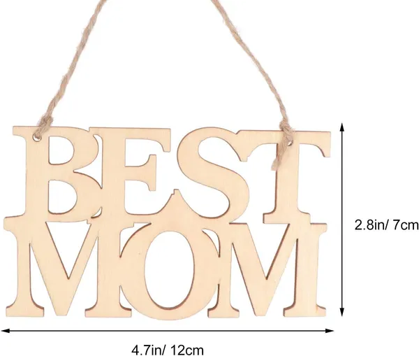 Beige_Mother_S_Day_Wooden_Pendant_Set_Home_Decor_Home_Decor