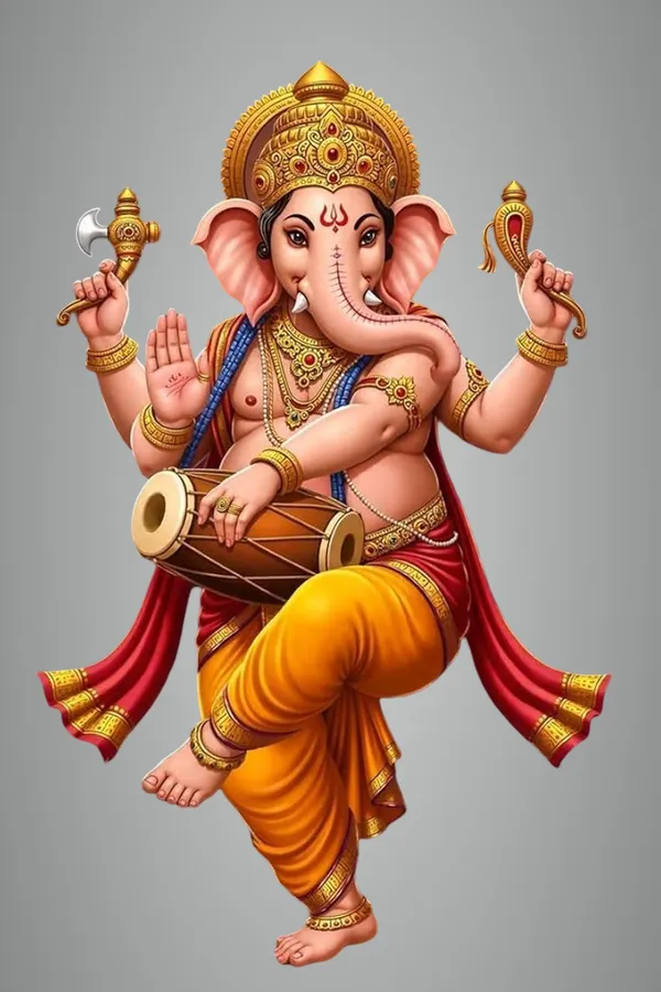Multicolour_X_Ganesh_Dancing_Idol_Wall_Art_Home_Decor