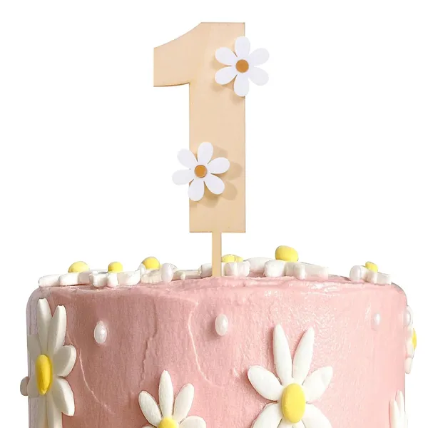 Beige_Wooden_Daisy_Cake_Topper_General