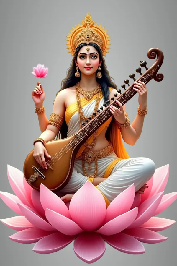 Multicolour_X_Saraswati_Maa_Idol_Home_Decor