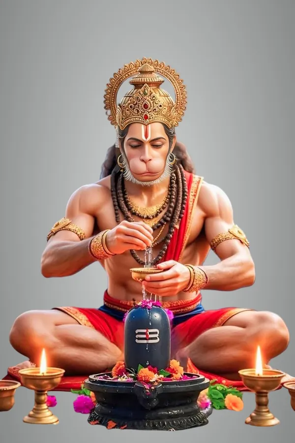 Multicolour_X_Hanuman_Ji_Wall_Art_Hindu_Spiritual_Decor_Home_Decor