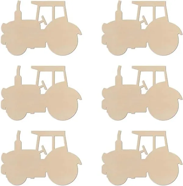 Beige_Tractor_Shape_Pine_Mdf_Diy_Art_Craft_Base_Diy_And_Craft