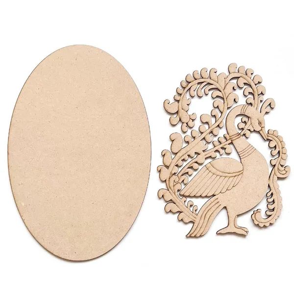 Beige_Peacock_Shape_Mdf_Wood_Cutout_Diy_And_Craft