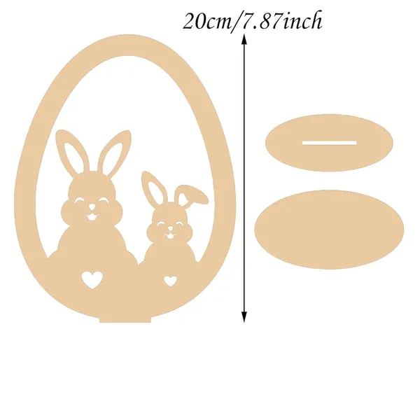 Beige_Rabbit_In_Egg_Shape_Pine_Mdf_Diy_Art_Craft_Tabletop_Base_X_Diy_And_Craft