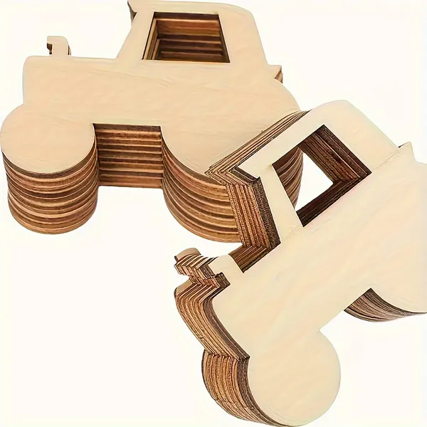 Beige_Car_Tractor_Shape_Wooden_Mdf_Diy_Art_Craft_Cutouts_Paintable_Unfinished_Vehicle_Ornament_Base_Thick_Decoration_Blanks_Cliths_Diy_And_Craft