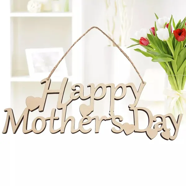 Beige_Happy_Mother_S_Day_Wooden_Hanging_Plaque_Home_Decor