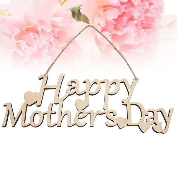 Beige_Happy_Mother_S_Day_Wooden_Hanging_Plaque_Home_Decor