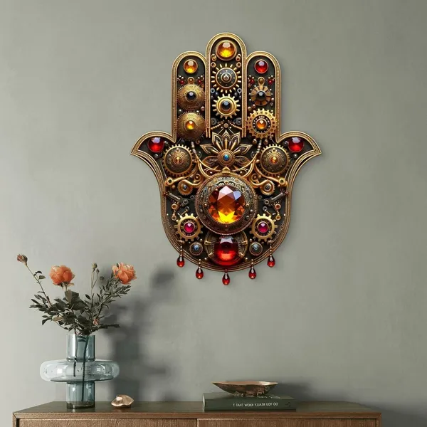Multi_Colour_Wooden_Hamsa_Hand_Wall_Hanging_Home_Spiritual_Decor_Easy_To_Hang_Home_Decor