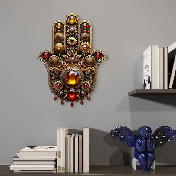 Multi_Colour_Wooden_Hamsa_Hand_Wall_Hanging_Home_Spiritual_Decor_Easy_To_Hang_Home_Decor