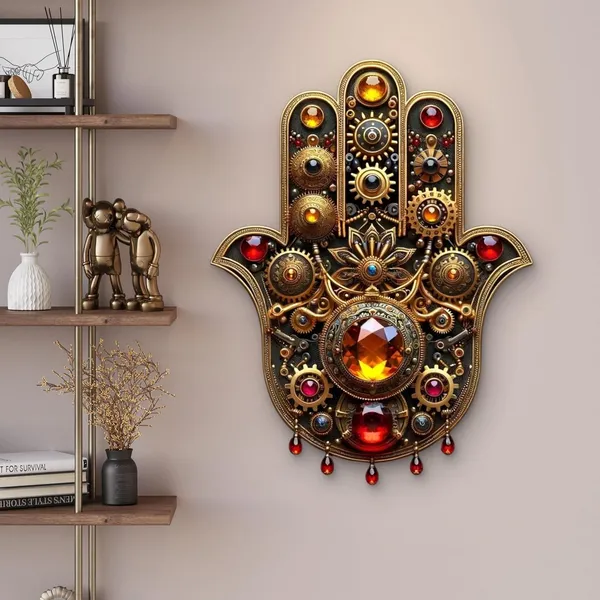 Multi_Colour_Wooden_Hamsa_Hand_Wall_Hanging_Home_Spiritual_Decor_Easy_To_Hang_Home_Decor