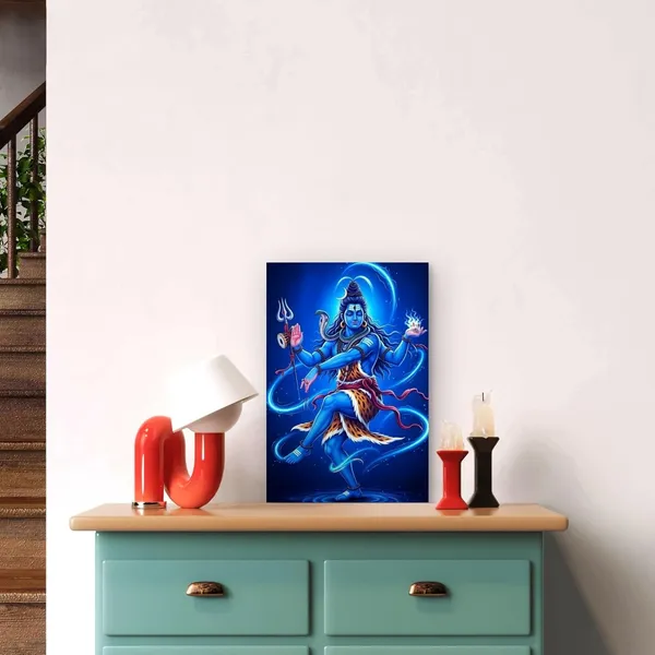 Multicolour_Shiva_Wall_Decor_Nataraja_Dancing_Pose_Glossy_Aluminum_Metal_Photo_Print_Home_Decor