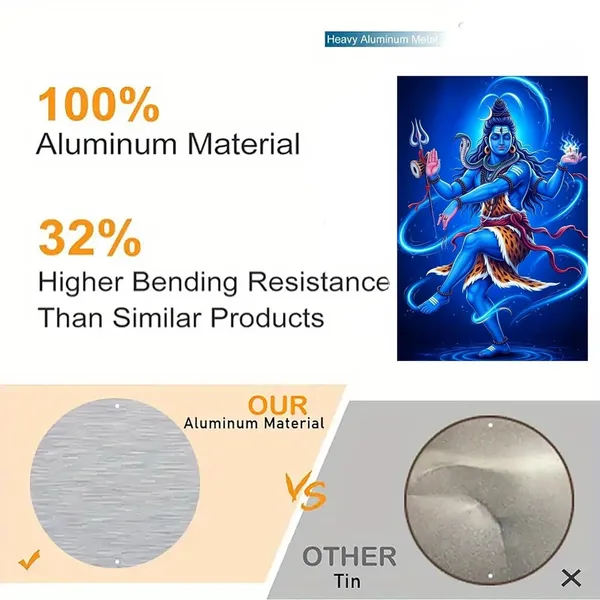 Multicolour_Shiva_Wall_Decor_Nataraja_Dancing_Pose_Glossy_Aluminum_Metal_Photo_Print_Home_Decor