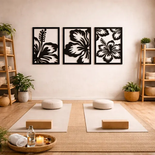 Beige_Hibiscus_Flower_Wall_Panels_Black_Wooden_Tropical_Floral_Decor_Modern_Botanical_Wall_Art_Ready_To_Hang_Home_Living_Room_Bedroom_Decoration_Home_Decor