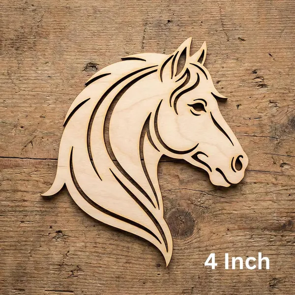 Beige_Horse_Head_Shape_Pine_Mdf_Diy_Art_Craft_Base_Diy_And_Craft